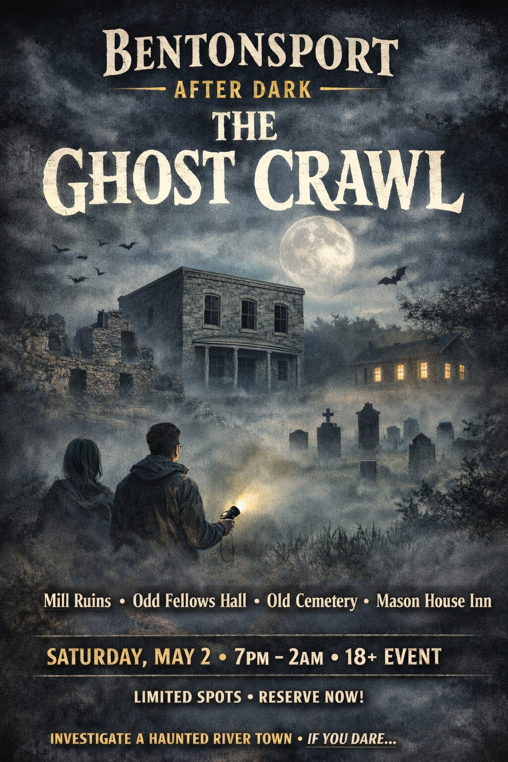 Bentonsport After Dark: The Ghost Crawl